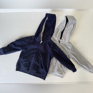 Simple Joys by Carter's 18M Toddlers Fleece Full-Zip Hoodies Pack of 2